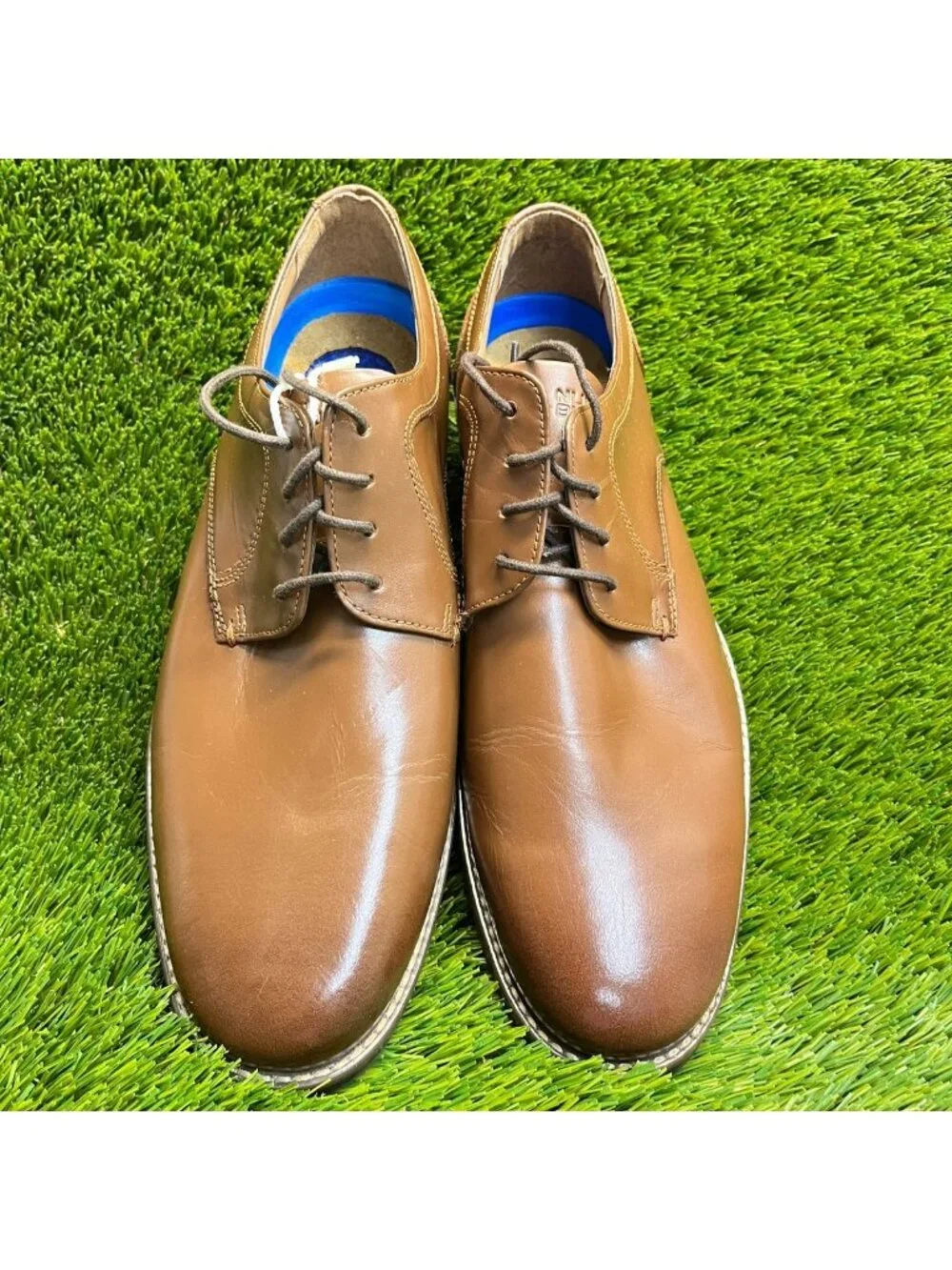 Nunn Bush Westwood Mens Size 10.5 Brown Classic Plain Toe Oxford Dress Shoes
